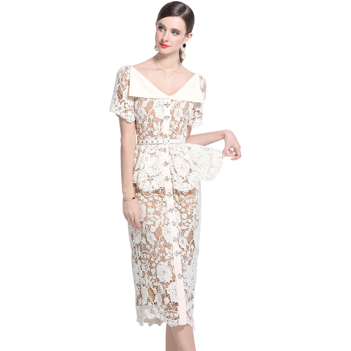 Embroidery dress