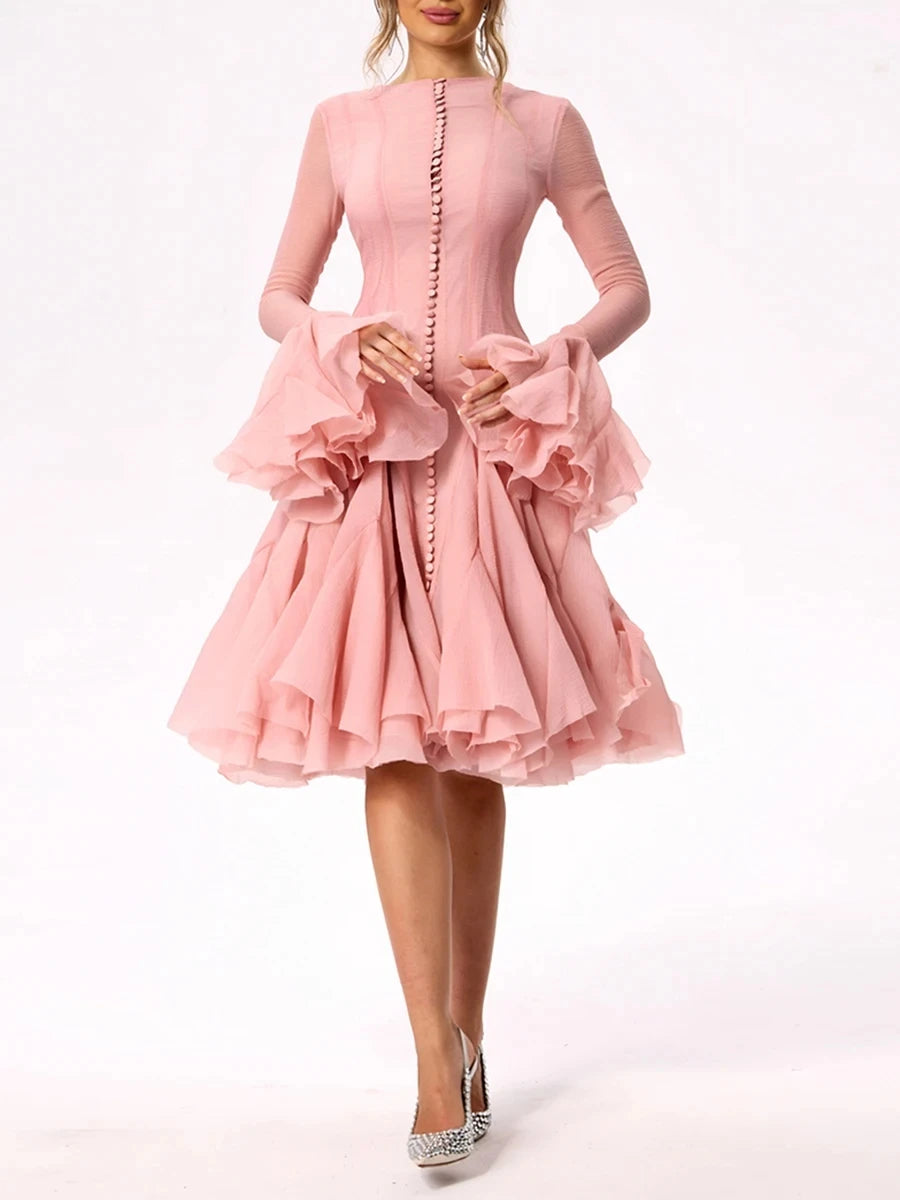 Ruffles Elegant Dresses