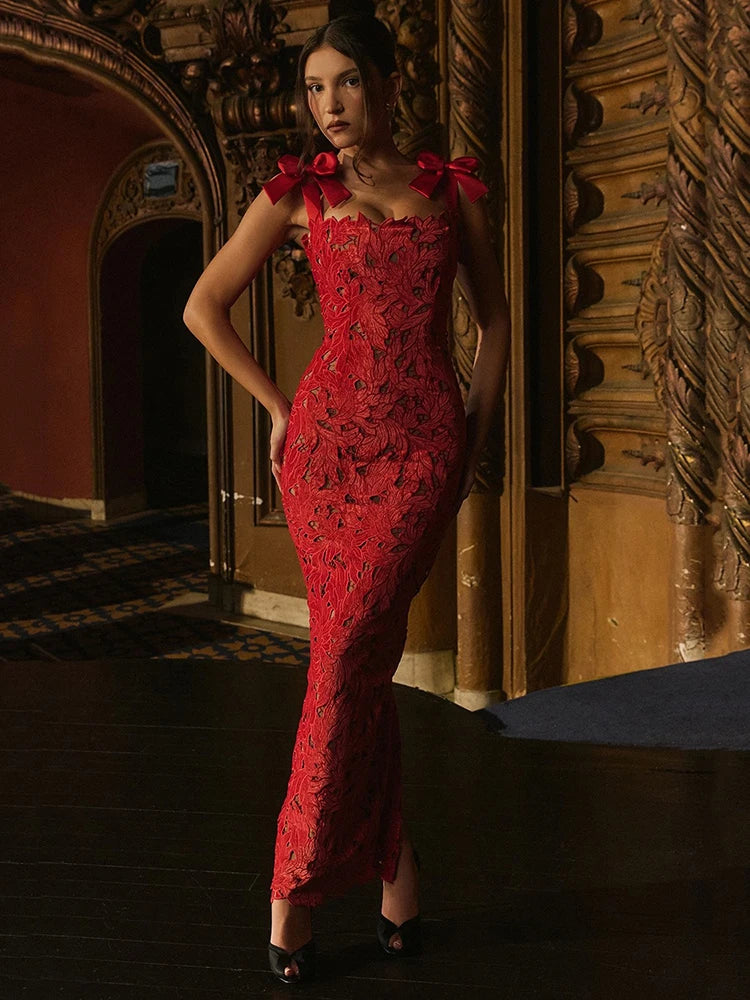 Bows Lace Dress