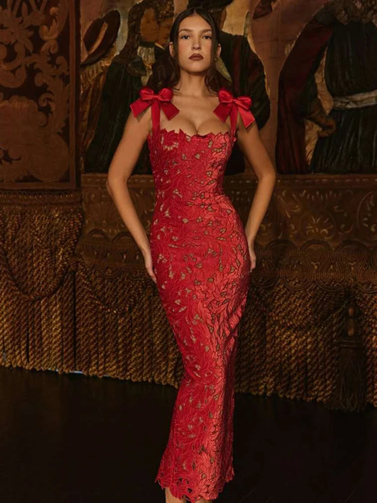 Bows Lace Dress