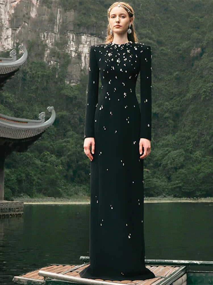 Diamonds Long Maxi Dress