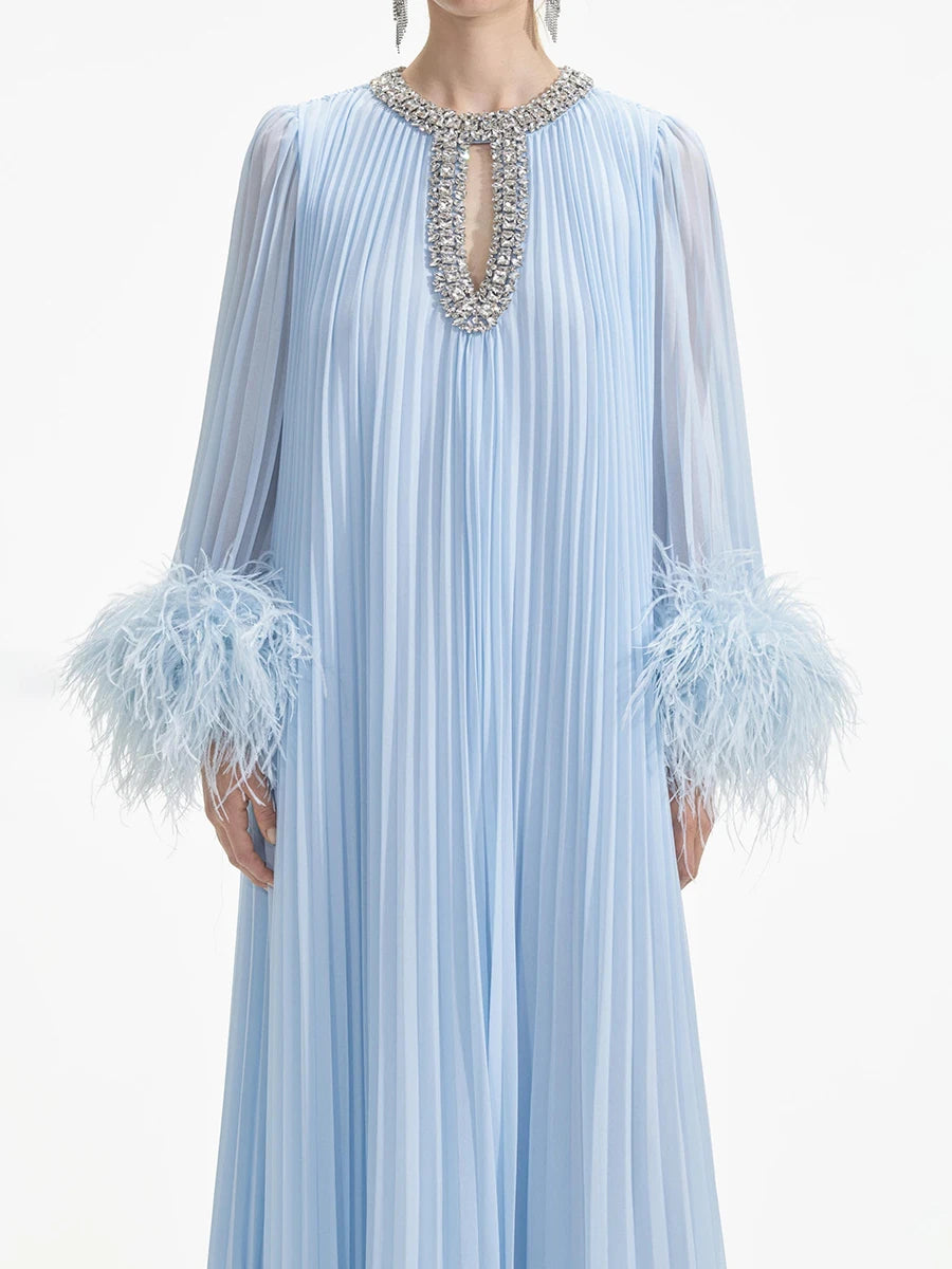 Feathers Loose Chic Dress